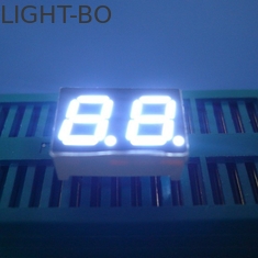डिजिटल घड़ी संकेतक के लिए दोहरे अंक 7 खंड एलईडी डिस्प्ले विभिन्न रंग