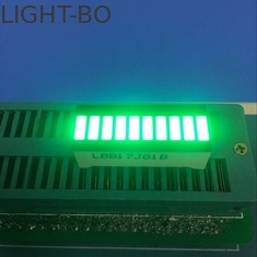 शुद्ध ग्रीन 10 एलईडी लाइट बार 120 एमसीडी - 140 एमसीडी चमकदार तीव्रता