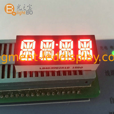 अच्छी कीमत अल्ट्रा ब्राइट रेड 0.39 इंच एनोड 4 अंक 14 खंड एलईडी डिस्प्ले ऑनलाइन