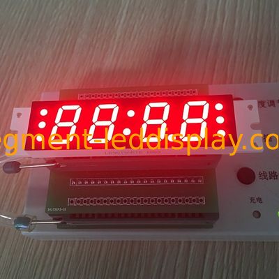 अच्छी कीमत चार अंक सात खंड कस्टम एलईडी डिस्प्ले 14.8 मिमी रेडियो / ध्वनि के लिए ऑनलाइन