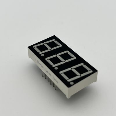 अच्छी कीमत सामान्य कैथोड अल्ट्रा ब्राइट रेड सरफेस एलईडी डिस्प्ले 7 सेगमेंट 3 अंक 14.2 मिमी तापमान नियंत्रक के लिए ऑनलाइन