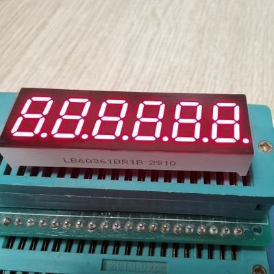 अच्छी कीमत उच्च चमक लाल 0.36 इंच 7 सेगमेंट एलईडी डिस्प्ले इंस्ट्रूमेंट पैनल के लिए सामान्य एनोड के साथ ऑनलाइन