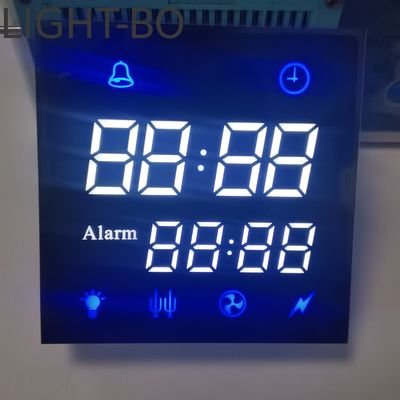 डिजिटल ओवन टाइमर के लिए 7 सेगमेंट एलईडी डिस्प्ले कॉमन एनोड अल्ट्रा व्हाइट / ब्लू