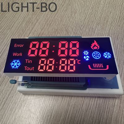 Customized Ultra Red/Blue 7 Segment LED Display Common Cathode for Gas Cooker Controller