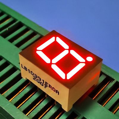एलईडी डिस्प्ले सुपर ब्राइट रेड सिंगल डिजिट 0.39 इंच 7 सेगमेंट इंस्ट्रूमेंट पैनल के लिए