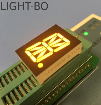 अच्छी कीमत 0.8inch 16 Segment Alphanumeric LED Display Yellow Single Digit Common Anode For Elevator Indicator ऑनलाइन