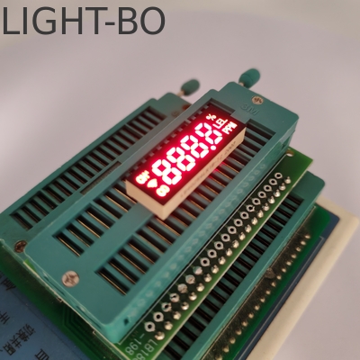 अच्छी कीमत Bright Red 4-Digit LED Clock Display for Easy-Read Time on Home Appliances ऑनलाइन