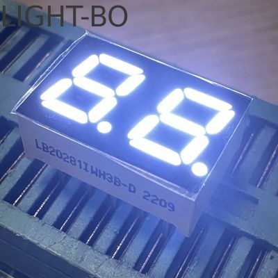 अच्छी कीमत 2 Digit 7mm 7 Segment LED Display Common Anode White for Home Appliances ऑनलाइन