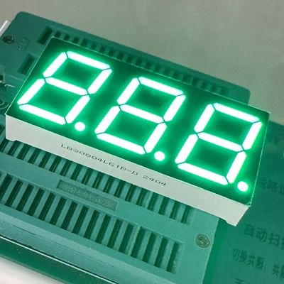 अच्छी कीमत Low Current Pure Green 20.32mm (0.8-Inch) 3-Digit 7-Segment Common Cathode LED Display for Temperature Controllers ऑनलाइन