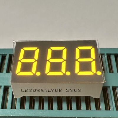 3 Digit Common Cathode 7-Segment LED Display for Home Application