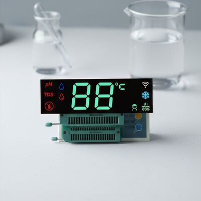 अच्छी कीमत वाटर डिस्पेंसर के लिए अनुकूलित बहुरंगी अदृश्य-जब-बंद 7-सेगमेंट एलईडी डिस्प्ले ऑनलाइन