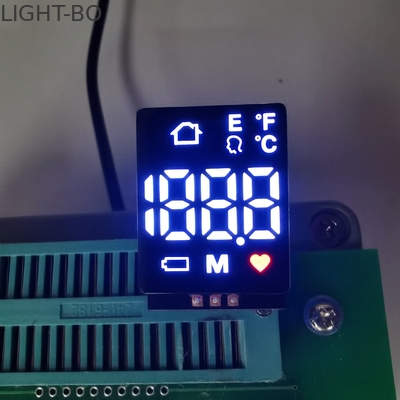 माथे थर्मामीटर के लिए 20mA 120mcd 635nm SMD एलईडी डिस्प्ले