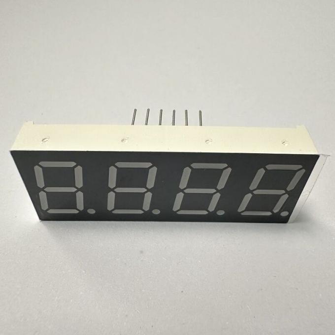 4-अंकीय 0.56-इंच (14.2 मिमी) 7-सेगमेंट एलईडी डिस्प्ले 4