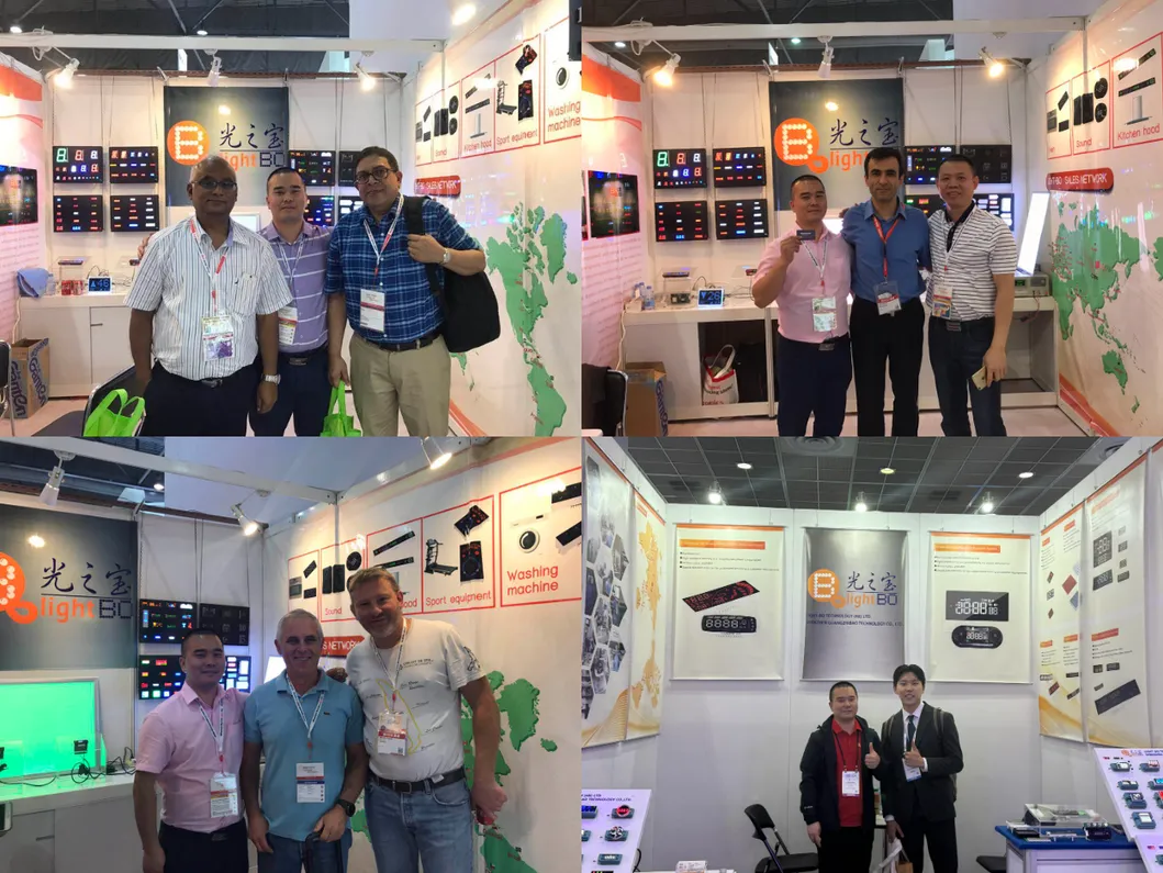 इंस्ट्रूमेंट पैनल के लिए अल्ट्रा ब्राइट व्हाइट 4 डिजिट 0.36" 7 सेगमेंट एलईडी डिस्प्ले कॉमन एनोड 8