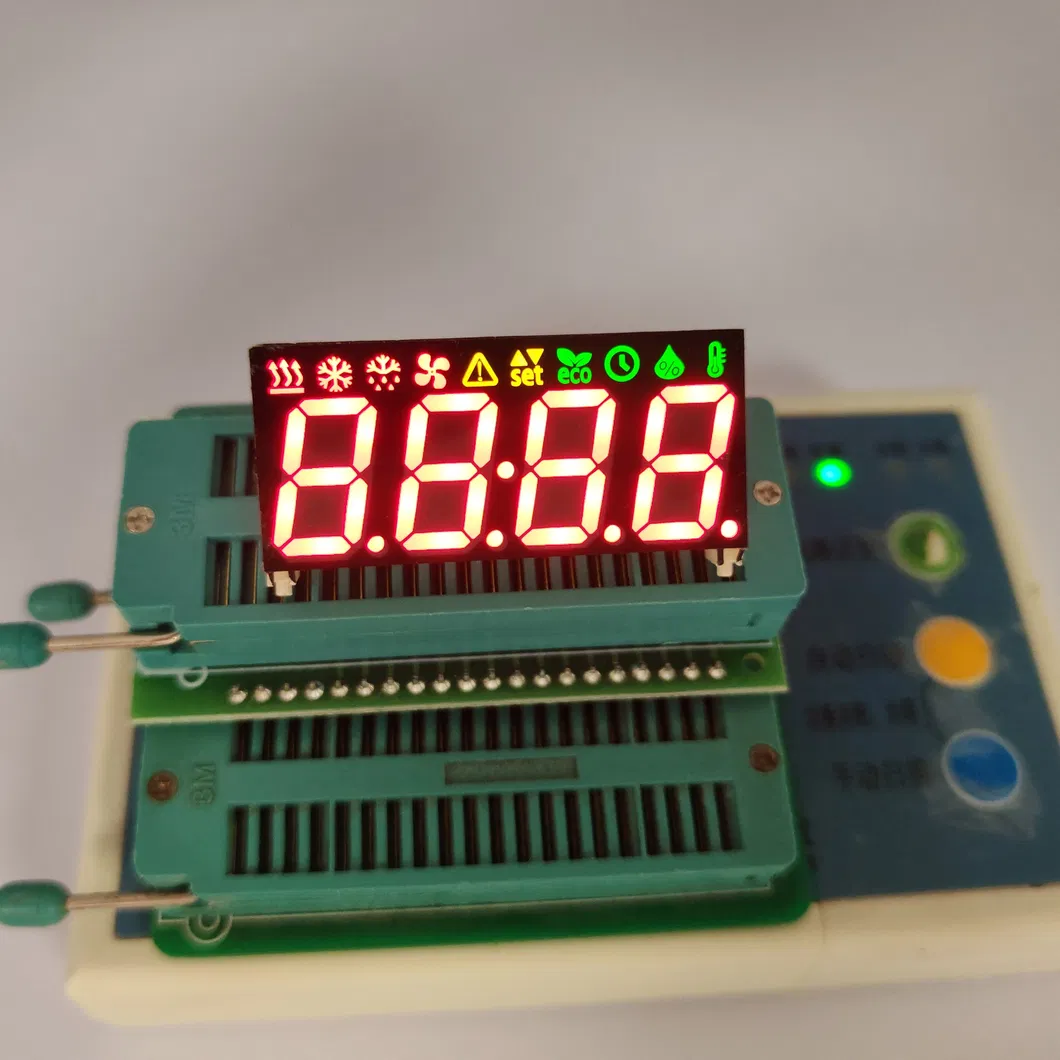 Yellow/Green/Red 4 Digit 7 Segment LED Display for Air Conditioner Controller 0
