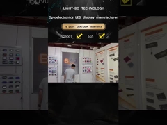 डिजिटल संकेतक मल्टीमीडिया उत्पादों के लिए शुद्ध सफेद 16 सेगमेंट एलईडी डिस्प्ले