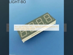 फिटनेस रनिंग उपकरण के लिए लाल एलईडी डिस्प्ले 4 अंक 7 सेगमेंट कॉमन कैथोड