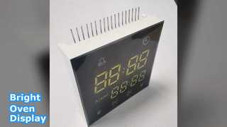 ओवन के लिए चमकदार सफेद नीला एलईडी डिस्प्ले